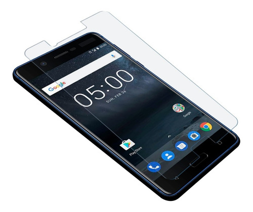 Mica De Cristal Templado 9h Compatible Con Nokia 5