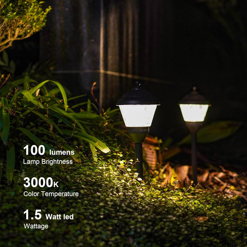 Luz De Camino De 1.5 W Led Para Exteriores De Bajo Voltaje I