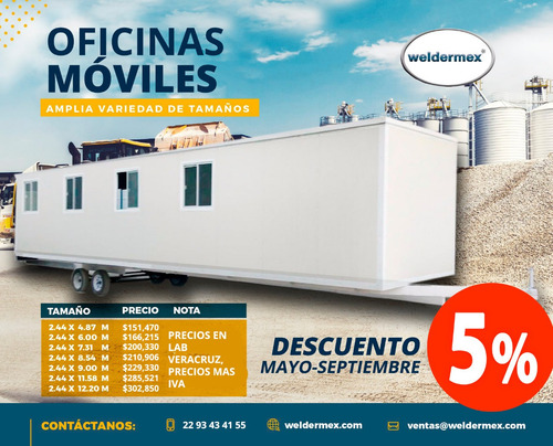 Imagen 2 de 14 de Oficina Movil Weldermex 2021