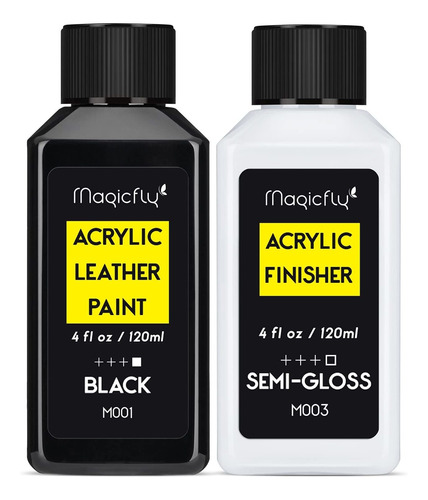 Magicfly Pintura Acrilica Cuero Que Brilla Oscuridad Para Fl