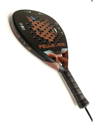 Paleta De Padel Felina   Black Eva + Carbono Br 12k