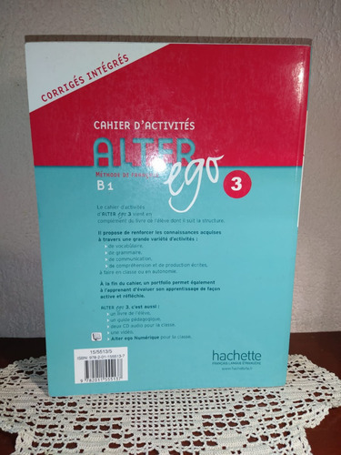 Alter Ego Methode De Francaise B1 (Usado)