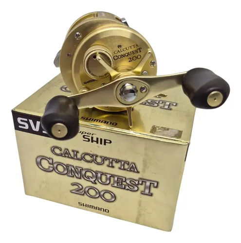 Carretilha Shimano Calcutta Conquest 200 Antiga Zero | MercadoLivre