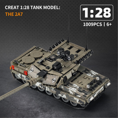 Set De Construcción De Tanques Tiallow Leopard Ii A7, Colecc
