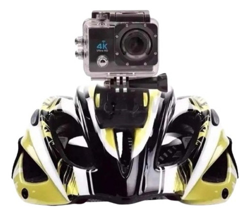 Cámara deportiva Ultra HD, 4K, Wifi, 16 MP, casco de buceo para motocicleta, color plateado