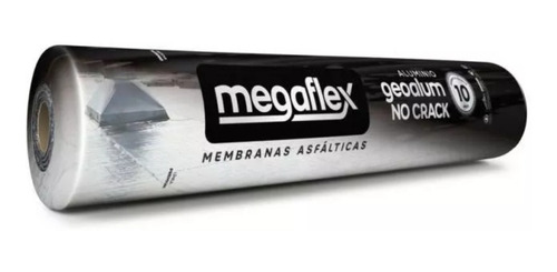 Membrana Megaflex Geoalum C/ Geo Interno Y Aluminio No Crack