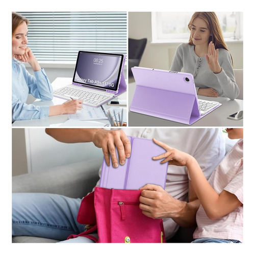 Funda De Teclado Samsung Galaxy Tab A9 Plus Sm-x210/x216/x21 Color