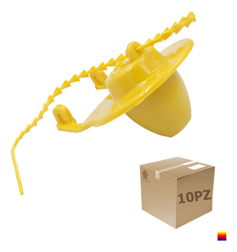 Sellos Descarga Sanitario 2 Amarillo Wc Fleximatic