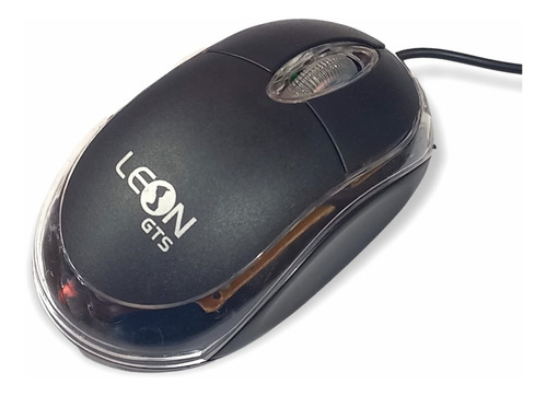 Mouse Óptico Usb Preto Leon Gts Leon Sem Fio