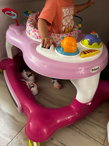 Remato Andadera Mecedora Multiactivity Prinsel 3 En 1 Rosa (Usado)