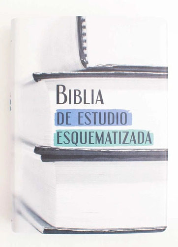 Imagen 2 de 4 de Biblia De Estudio Esquematizada Letra Grande Tapa Blanda