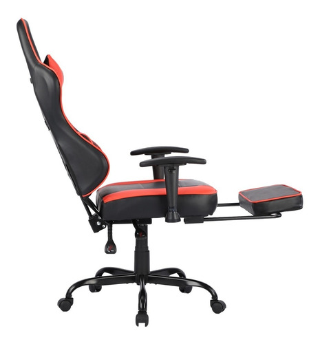 Imagen 5 de 8 de Silla Gamer Pro Gaming Giratoria Con Reposapies Blanco