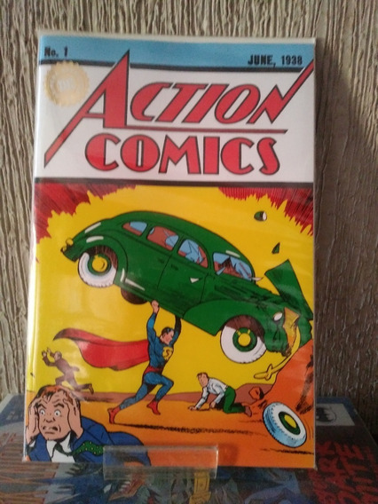 Custom Super Powers Superman Action Comics #1 from 1938