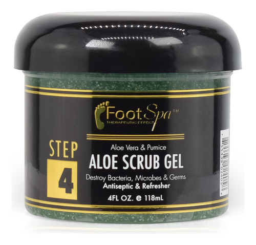 Foot Spa - Gel Exfoliante De 4 Onzas, Para Manicura, Pedicur