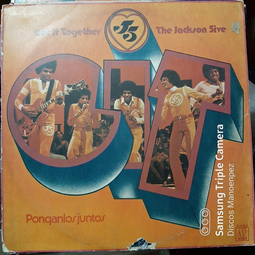 Vinilo The Jackson Five Ponganlos Juntos Bmj Bi1