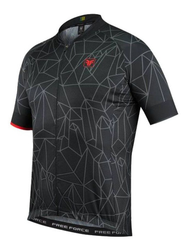 Camisa Freeforce Masculina Sport Chaotic Preta E Cinza