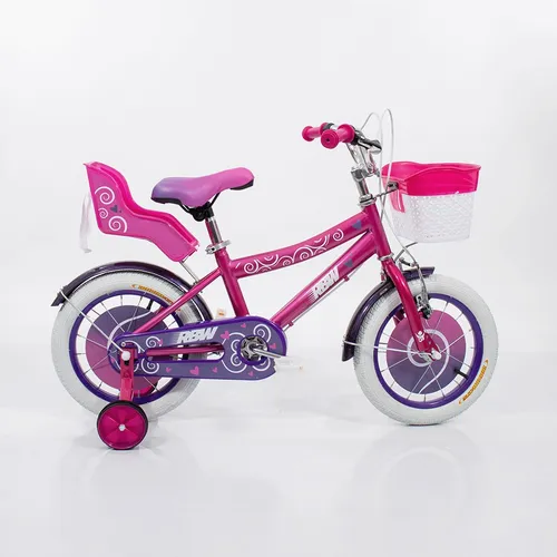 Bicicleta Infantil Para Nena Rodado 14 Rbw Rainbow