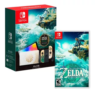 Consola Switch Oled Zelda Tears Of The Kingdom + Juego