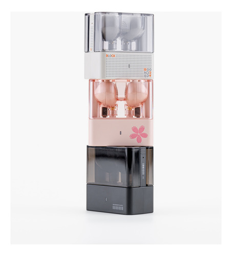 Audífonos Moondrop Block Tws Bluetooth 5.4 Color Rosa