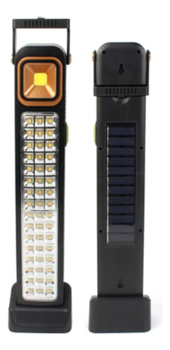 Luz Solar De Emergencia 48 Luces Led Usb Negro