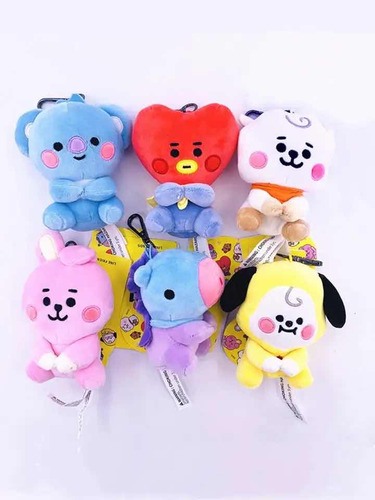 Colección Peluche Bt21 Baby Sitting, 7 Pz Originales