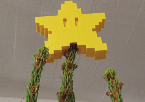 Estrela Da Árvore De Natal Do Mario Bros Enfeite Decoração