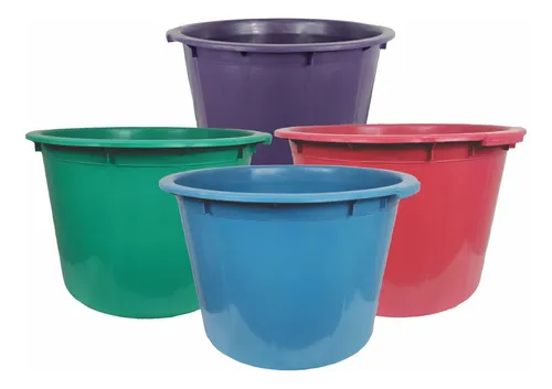 comprar 5 Palanganas De Plástico 50 Litros Tinas