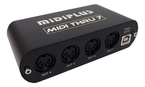 Promo Midiplus Midi Thru Interfaz Midi 7 Midi Out 1 Midi In