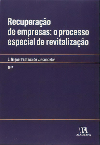Recuperação De Empresas, De Vasconcelos De. Editora Almedina Em Português