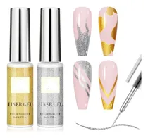 Comprar Esmalte Semipermanente Liner Gel, Dorado\u002Fplateado