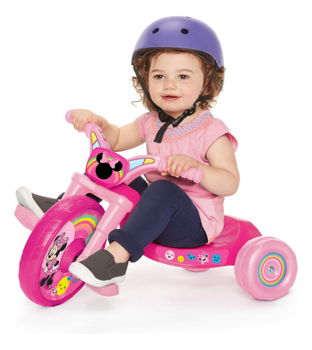 Triciclo Para Niñas Minnie Rosado 2 A 4 Años 