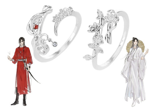 2 Anillos Anime Tian Guan Ci Fu Hua Cheng Xie Lian Novela