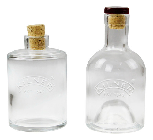 Juego De 2 Botellas Apilables Kilner