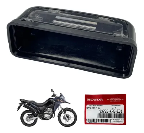 Tampa Luz Placa Original Xre 300 Sahara 2023-2024 Honda