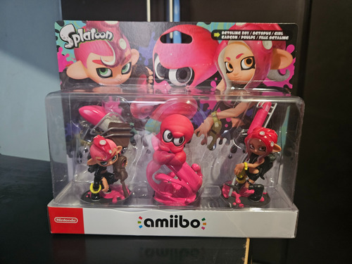 Amiibo Splatoon: 3 Pack Octoling (Usado)