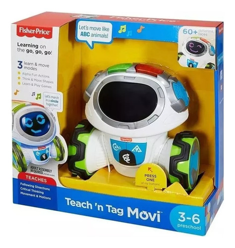 Movi Dice Juguete Interactivo Fisher Price Robot Movimientos
