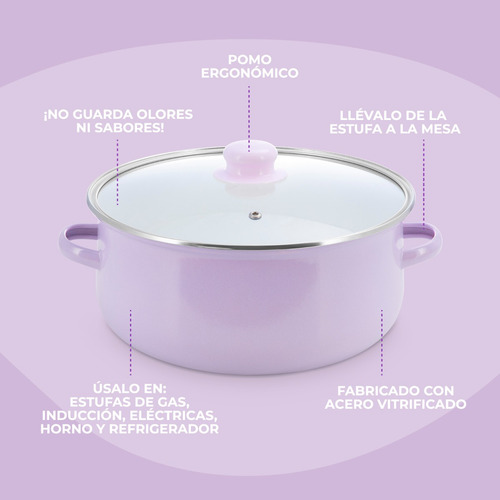 Sofia Colors | Batería De Cocina + Utensilios 20 Piezas