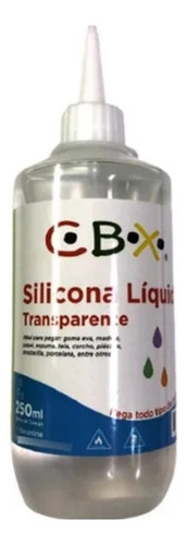 Silicona Liquida Cbx Transparente X 250 Ml Pegamento