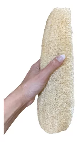  FRTIM Esponja natural de lufa para ducha, esponja