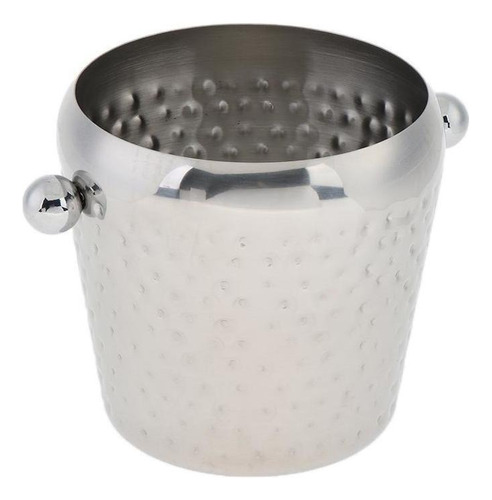 Yu Acero Inoxidable Cobre Plateado Champagne Ice Ice Bucket