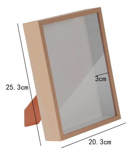 Marco De Caja De Sombra De Madera, Marco Altura Interna 3cm