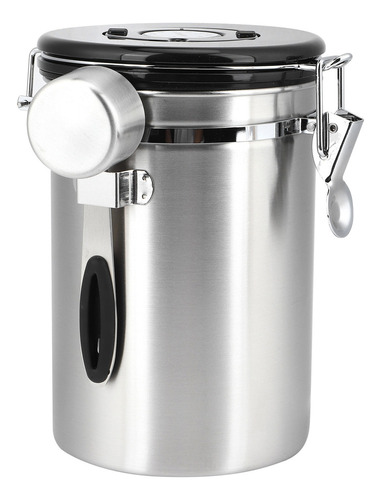 N Recipiente De Almacenamiento De Granos De Café De Acero