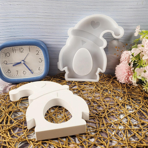 Molde De Silicona Con Forma De Pingüino Hecho A Mano Con For