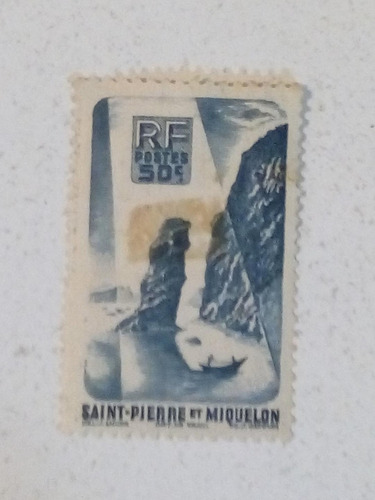 Estampilla De Saint-pierre Et Miquelon De 50c (1)