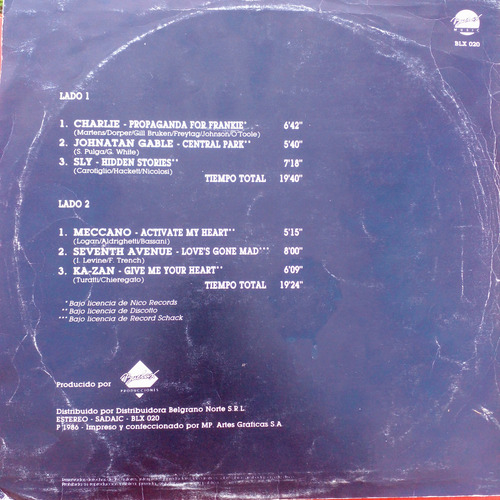 Vinilo Lp - Spaghetti Vol 7 (1986) Buelax Impecable Gapul Estándar
