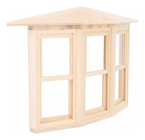 Ventana En Miniatura 1:12 Con Forma De Casa De Muñecas, Made