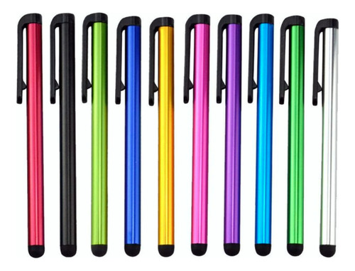 10 Piezas Pluma Stylus Pen Lápiz Capacitivo Para Pantallas