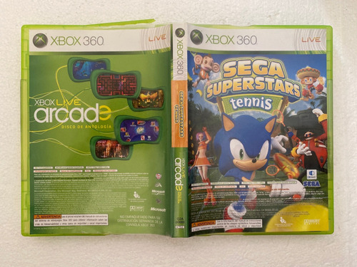 Juego Xbox 360 Sega Superstar Tennis Sonic Xbox Live Arcade (Usado)