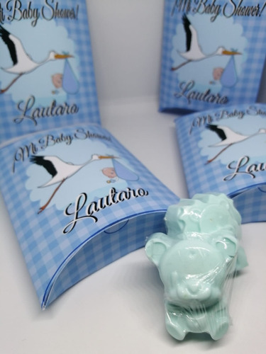 25 Cajitas Almohada Con Jaboncitos Souvenir Baby Shower 