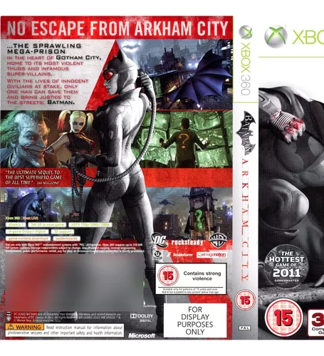 Jogo Batman Arkham Asylum + Arkham City Xbox 360 Lacrado